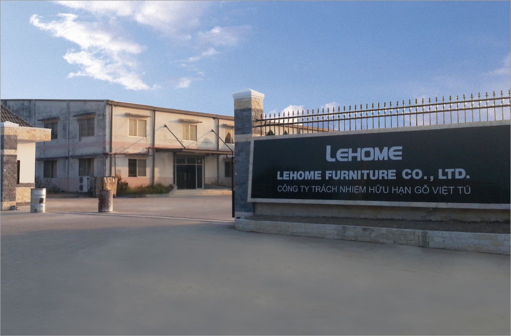 2014 Lehome furniture factory was established in Vietnam by Gainwell with land occupation 50000 square meters